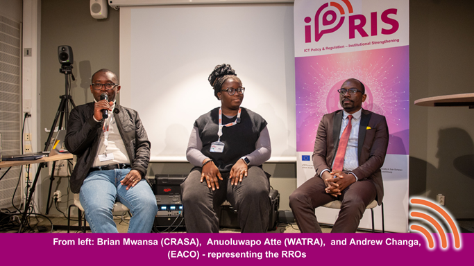 Representatives of the RROs at iPRIS event